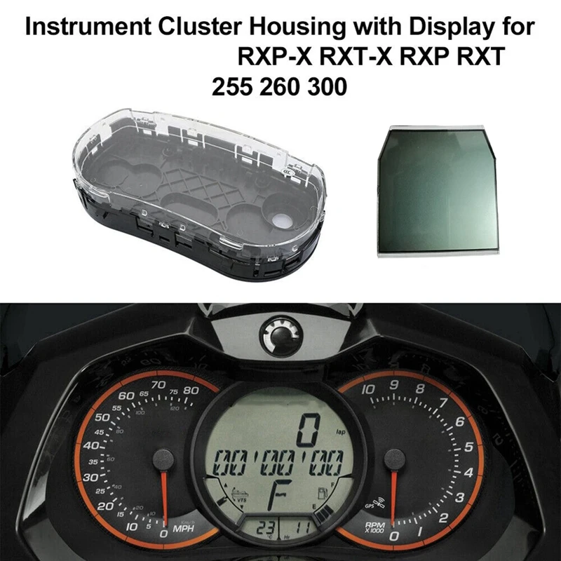 

278002716 Motorboat LCD Display Screen With Instrument Cluster Housing For Sea-Doo 4-Tec RXP RXT 255 260 Boost 278003531