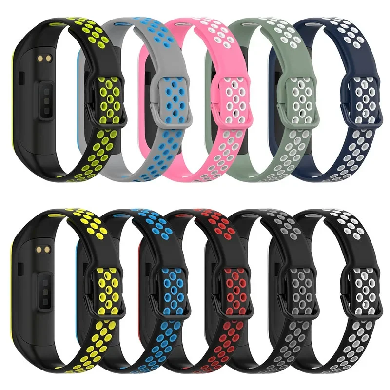 

Sport Bracelet For Samsung Galaxy Fit 2 SM-R220 Smart Watch Wrist Strap For Galaxy Fit2 Soft Silicone Wristband Correa