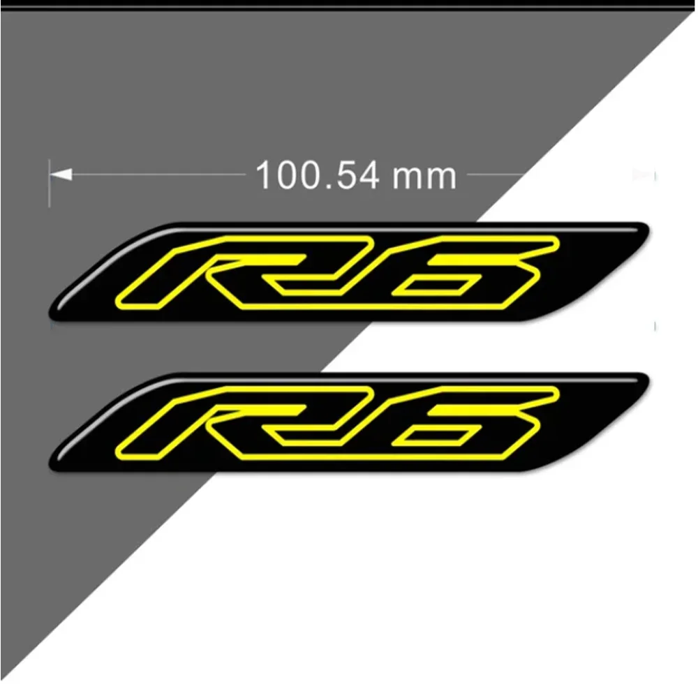 

For YAMAHA YZF-R6 YZF R6 YZFR6 Stickers Decal Knee Tank Pad Fuel Protector Emblem Badge Logo 2014 2015 2016 2017 2018 2019 2020