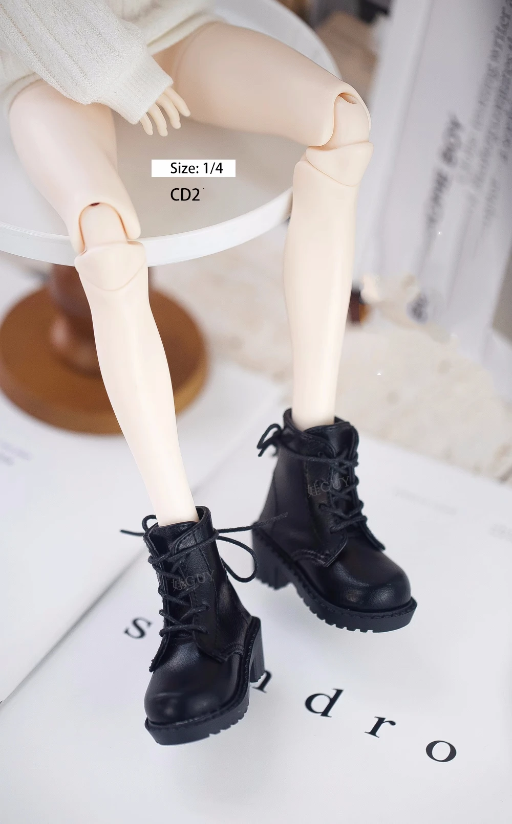 BJD shoes are suitable for 1/3 1/4 1/6 size card meat gl Akagi 5 points 6 points Soomc2 male boots MC2 doll accessories.