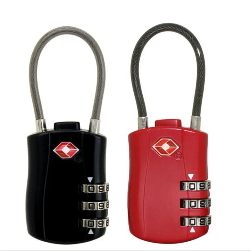 Zinc Alloy TSA Combination Padlock Password Lock For Locker Luggage Bag Suitcase Anti-theft Code Customs