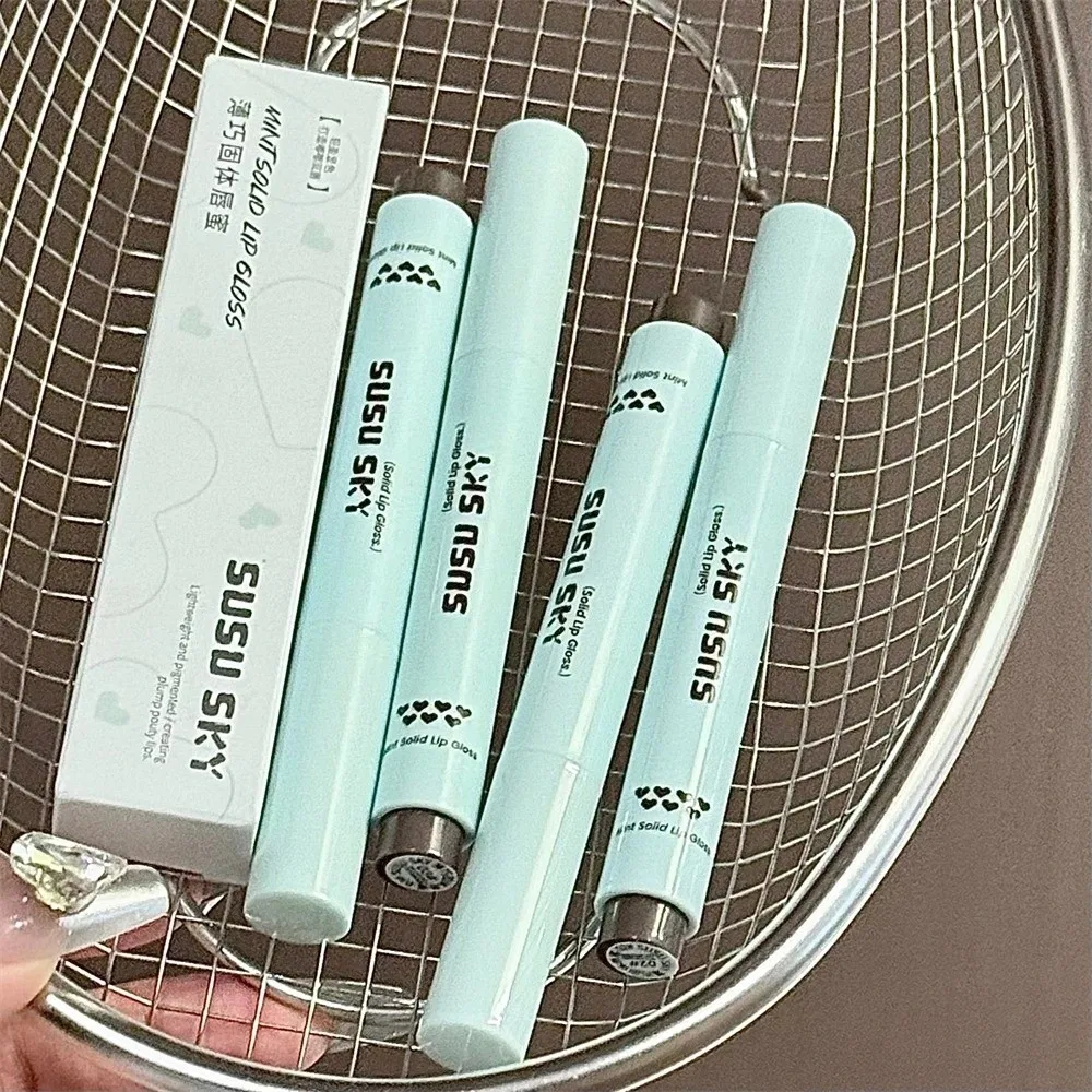 4 colori non appiccicosi lucidalabbra stick vetro lucentezza acqua luce balsamo per labbra idratante rossetto tinta trucco