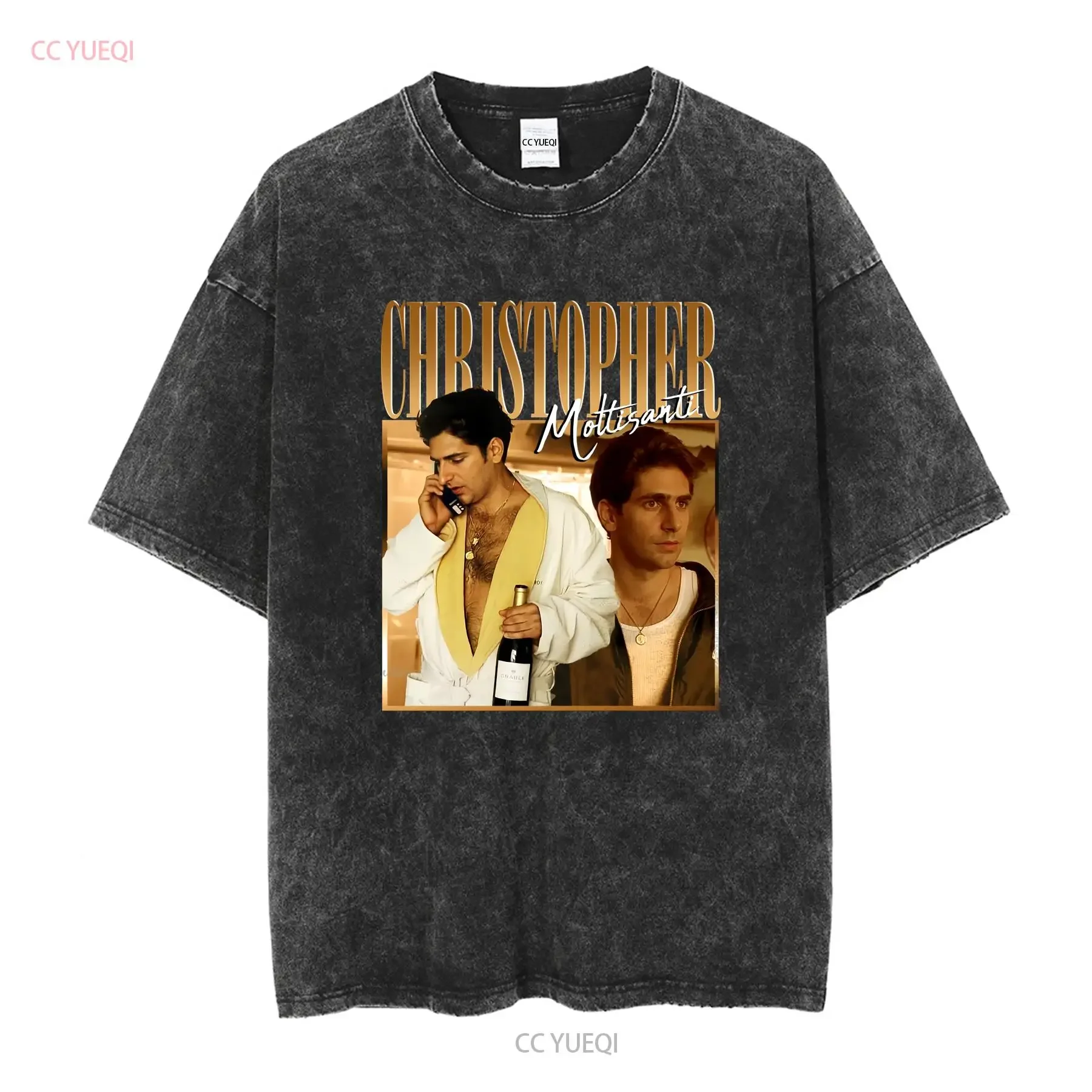 Retro Christopher Moltisanti T Shirt Vintage Style Sopranos Movie Charaters SweaT Homage long or short sleeves vintage Washed
