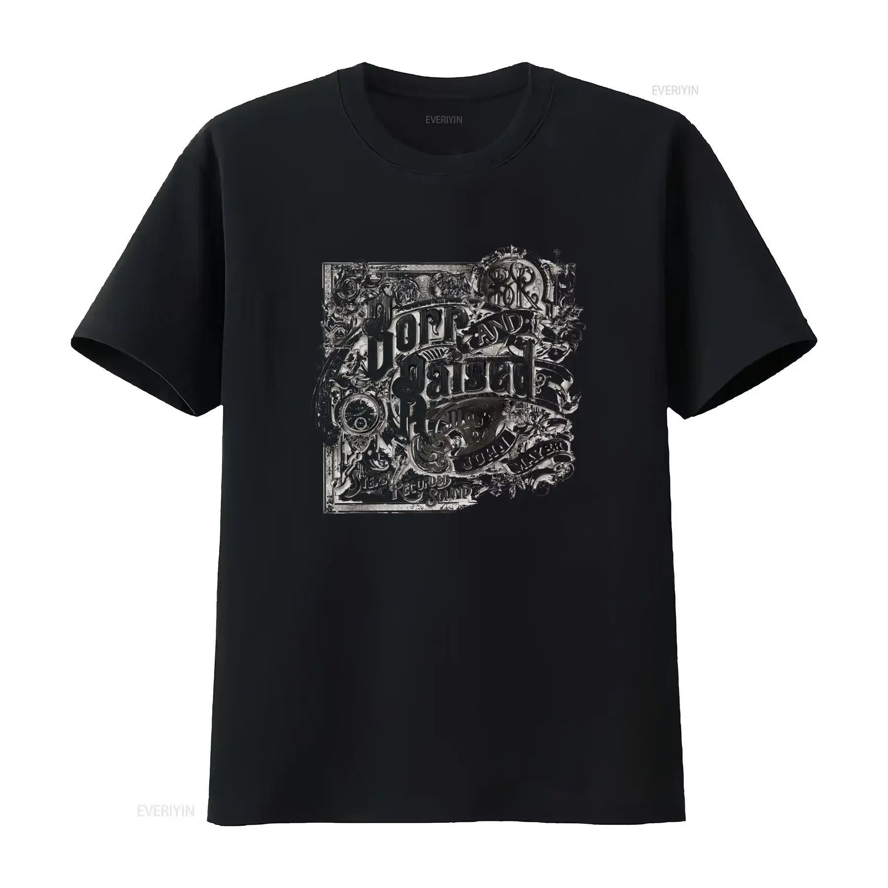 New John Mayer Album Cotton T Shirt Black S 5XL Freeship Long s Music by Design vintage Washed streetwear Top For Everyday Wear