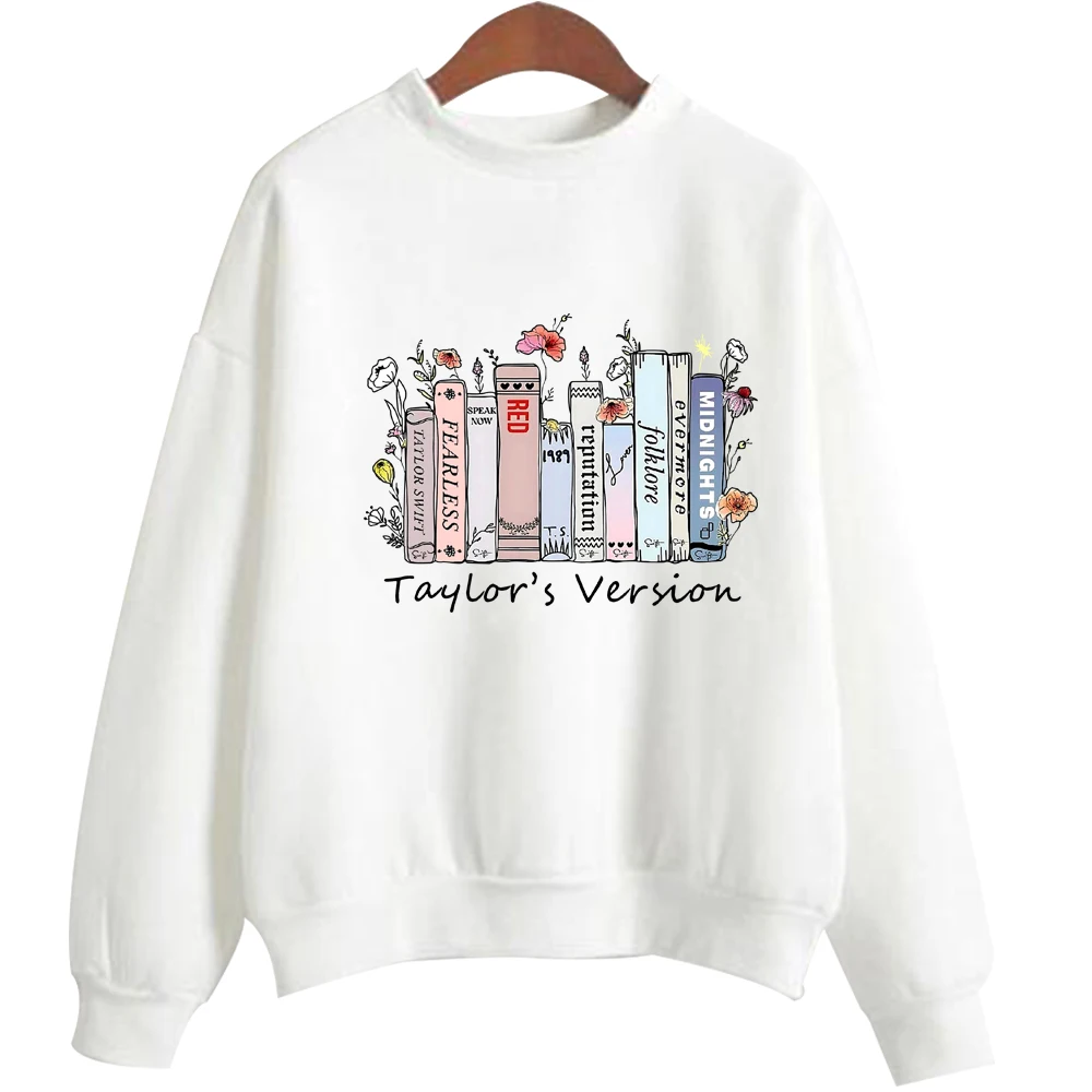 Retro Taylor\'s Version Sweatshirt Eras Tour 2023 Hoodie Music Album Midnights Jumper Taylor Fans Crewneck Sweatshirts