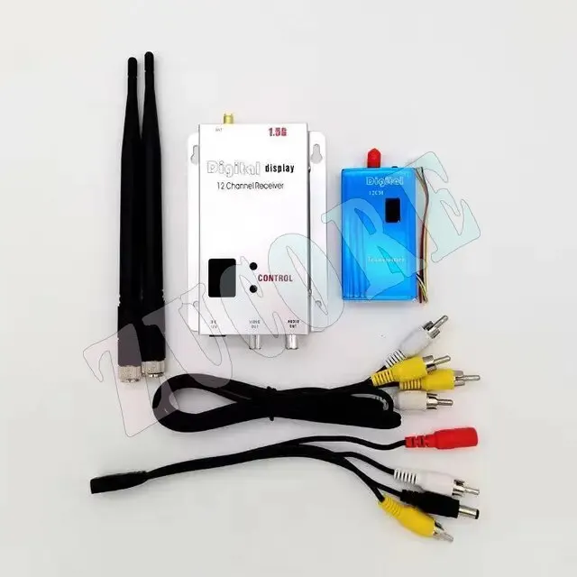 Комплект беспроводного передатчика и приемника 1,5G, 1,5 Вт, беспроводной видеопередатчик, беспроводной мониторинг передачи изображений