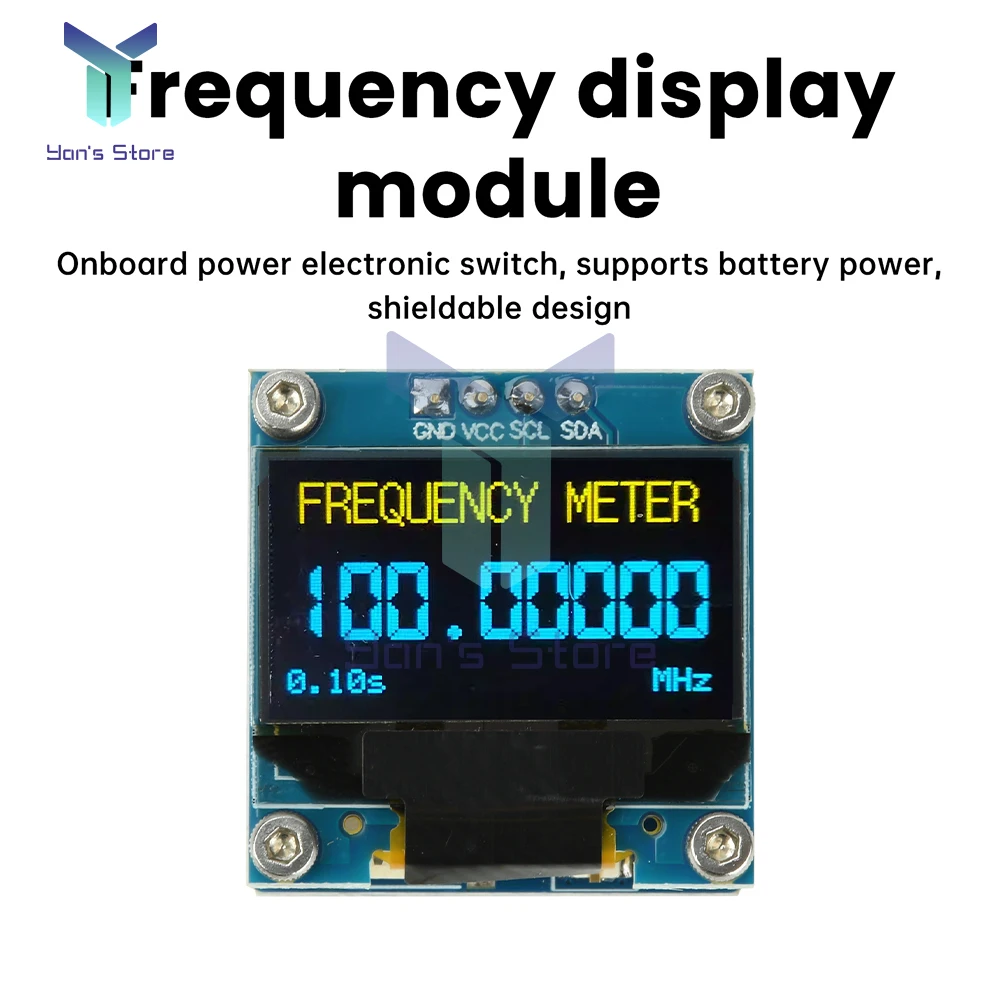 1 كيلو هرتز-100 ميجا هرتز الترددات اللاسلكية عداد الترددات اللاسلكية عالية الدقة الرقمية تردد متر قياس لاختبار مضخم الراديو لحم الخنزير وضبط الهوائي