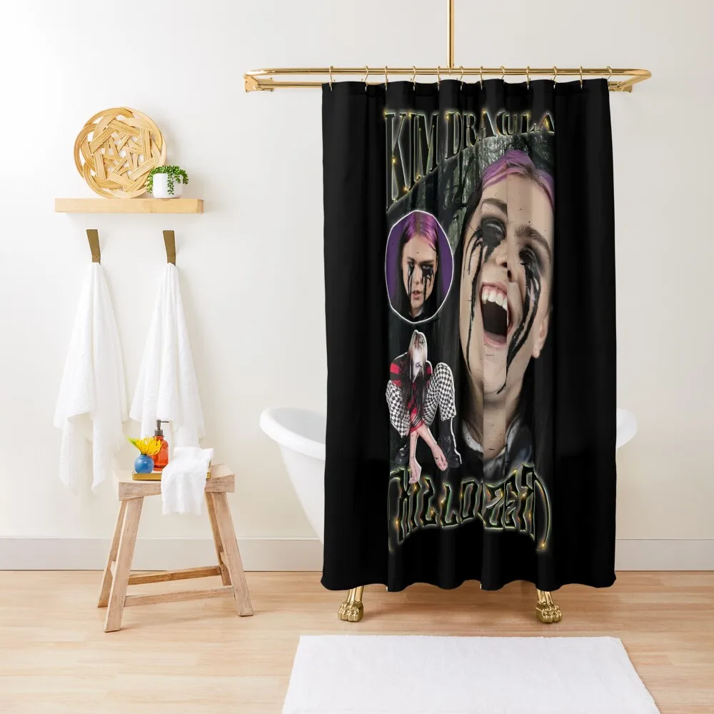 

Kim Dracula - Vintage 90s Bootleg Shower Curtain Bathroom Decor Bathroom Box Bathroom Shower Curtain