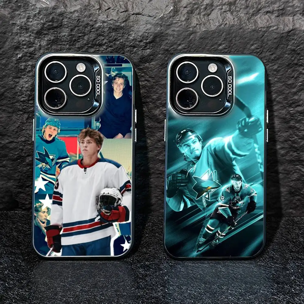

U-San Jose Sharks Phone Case For IPhone 16 17 15 14 12 13 Pro Max Black Color Shockproof Cover