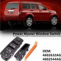 Interruptor de ventanilla eléctrica principal para coche, botón de Control de elevador de ventana para Dodge Nitro Journey Jeep Liberty 4602632 AG 4602544 AG