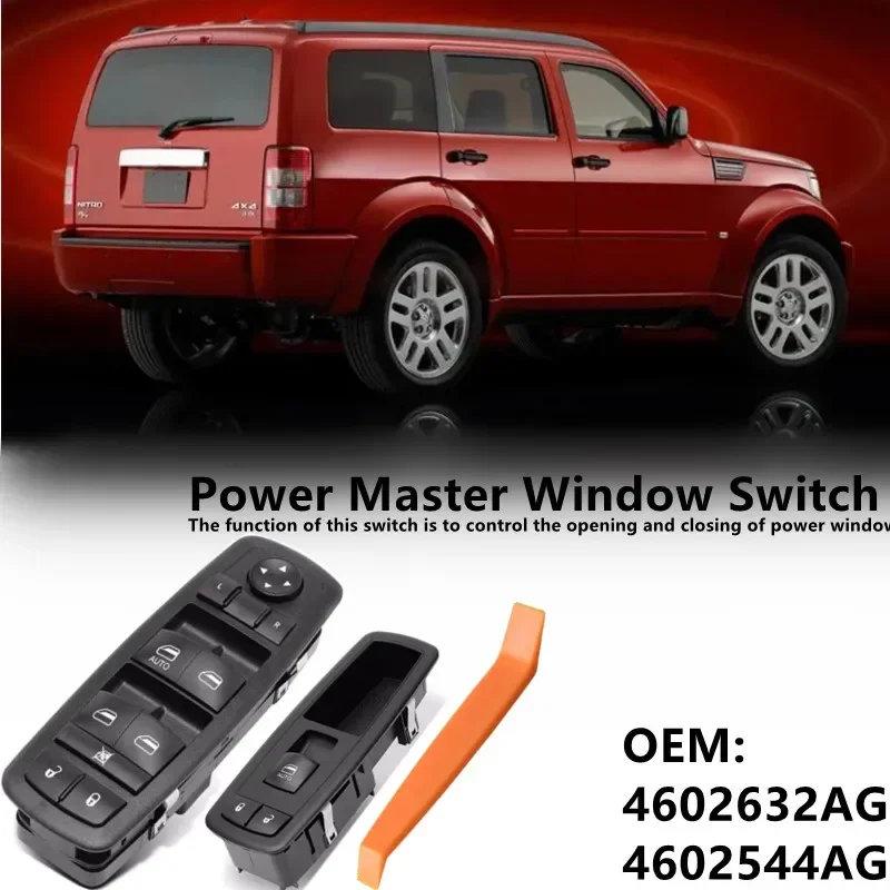 Car Electric Master Power Window Switch Window Lifter Control Button For Dodge Nitro Journey Jeep Liberty 4602632AG 4602544AG