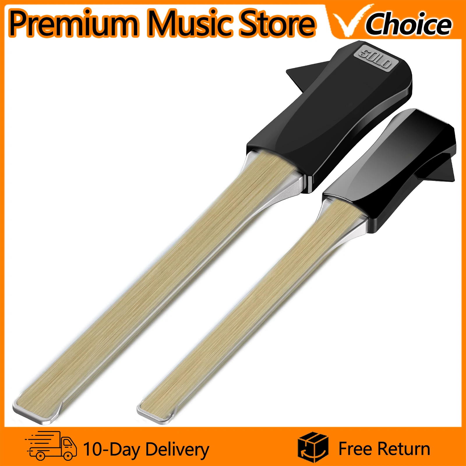 Guitar Bow Picasso Bow Design Pull Strings& Plug Strings Imitate Violin Cello Sound Small Durable Bow Build in Guitar Picks
