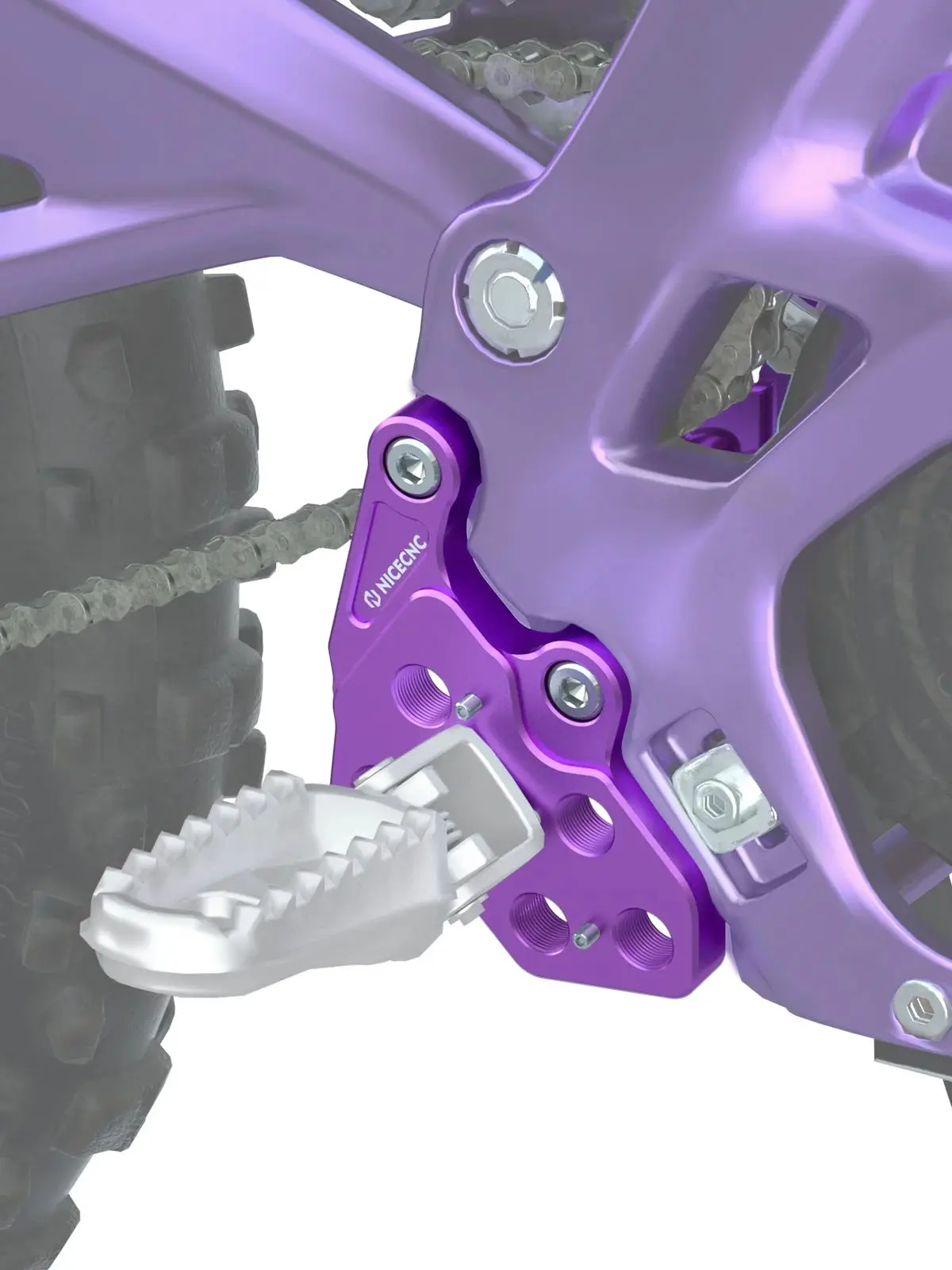 AliExpress NICECNC For Surron Light Bee X S L1E For Segway X160 X260 Motocross Foot Pegs Footrests Bracket Holder Electric Dirt Bike