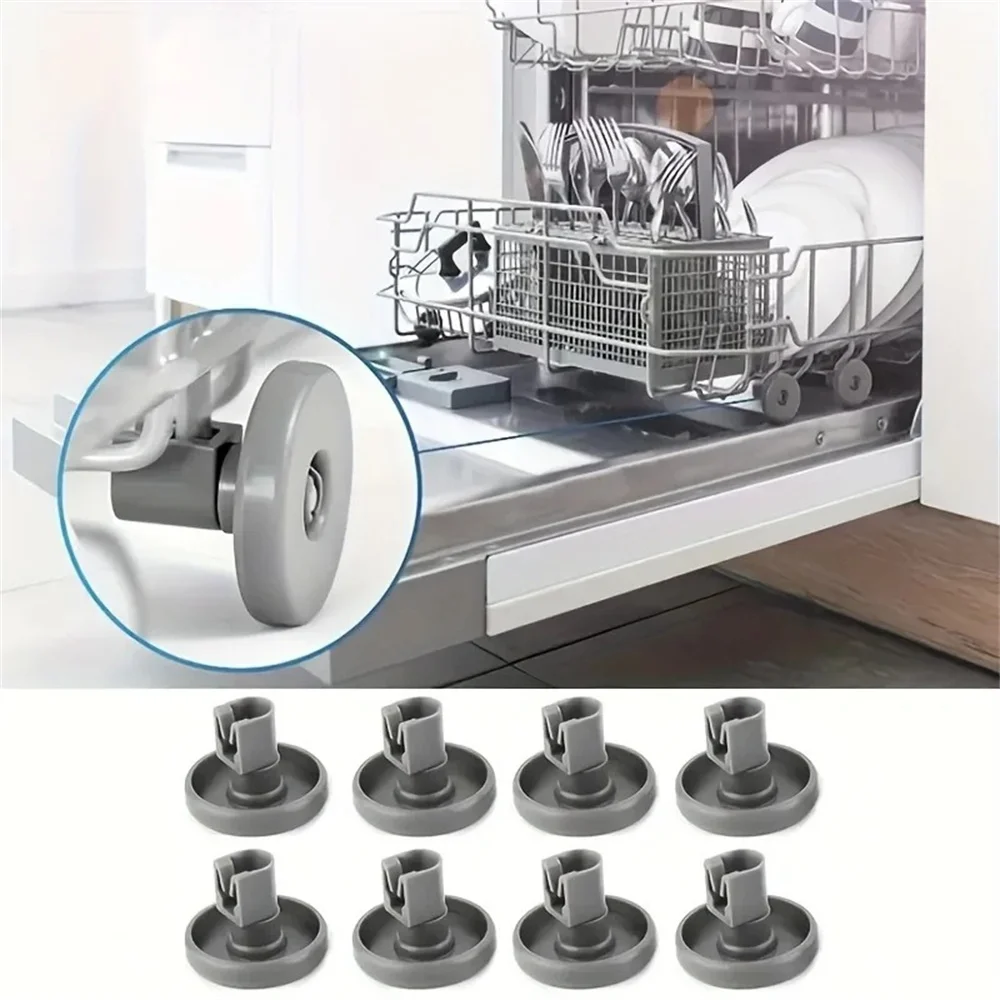 8 ruedas para lavavajillas AEG Electrolux FAVORIT Zanussi ﻿   8 Piezas de Ruedas para Cesta Superior de Lavavajillas para Aeg
