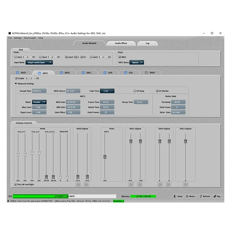 ABKI-For DSP Digital Reverb Circuit Module Voice Changer Eq Howling Control Frequency Shifter Effect Mixer Sound Effects