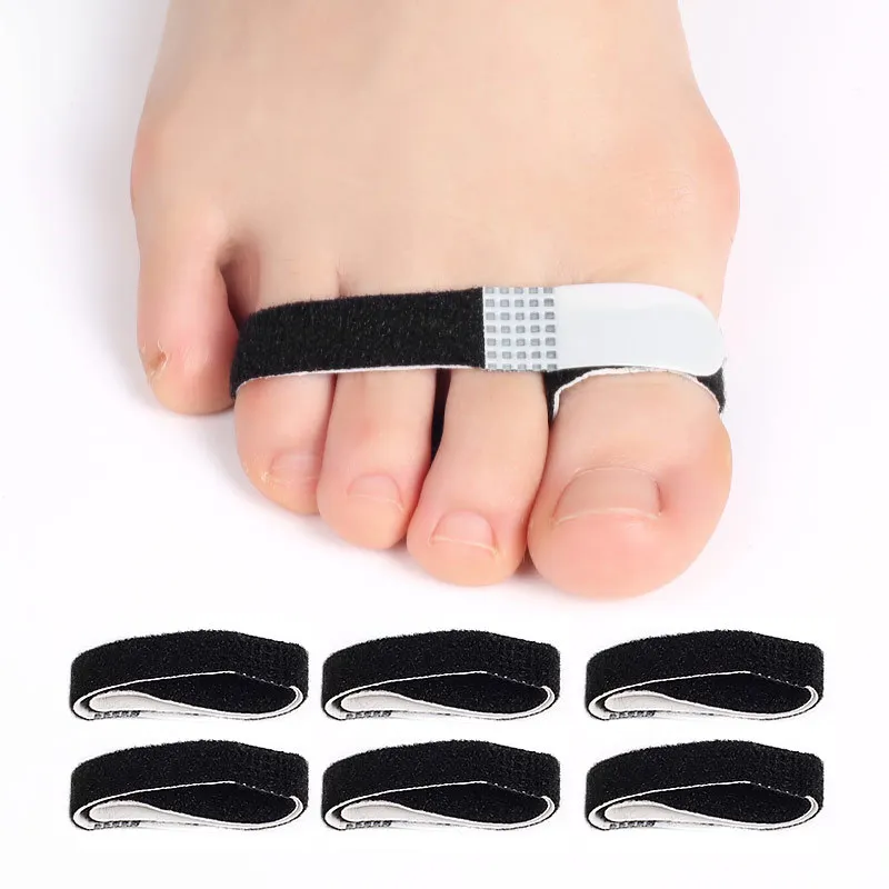 Forefoot Pad Elastic Toe Bands Finger Toe Separators Day And Night Bandages Overlapping Thumb Valgus Stretching Bands