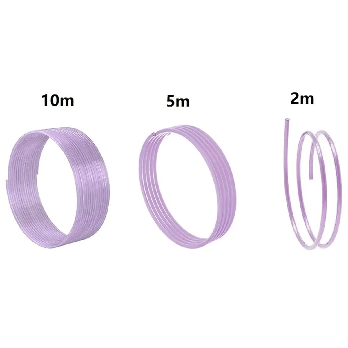 Low-Resistance Star-Shaped PTFE Tube High Temperature Resistance for 3D Printer Parts 10m