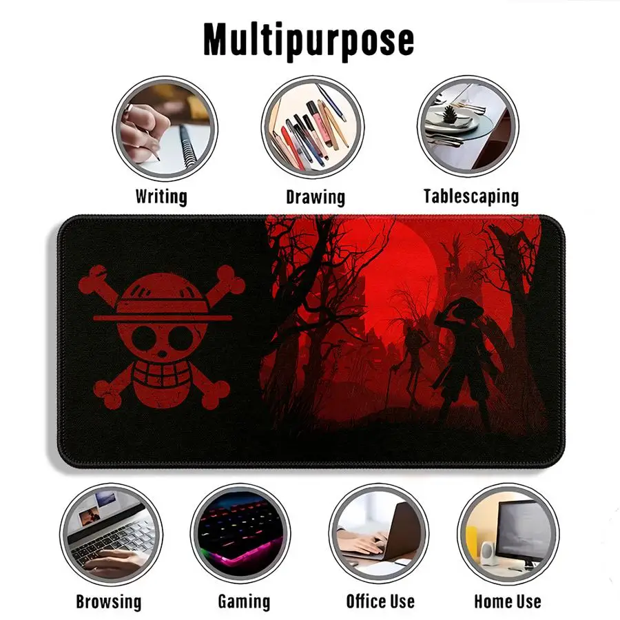 overlock Mouse Pad Game Console Pad Keyboard Mouse Pad Computer Laptop Pad office Pad Desk accessories Anime OneS P-ieceS
