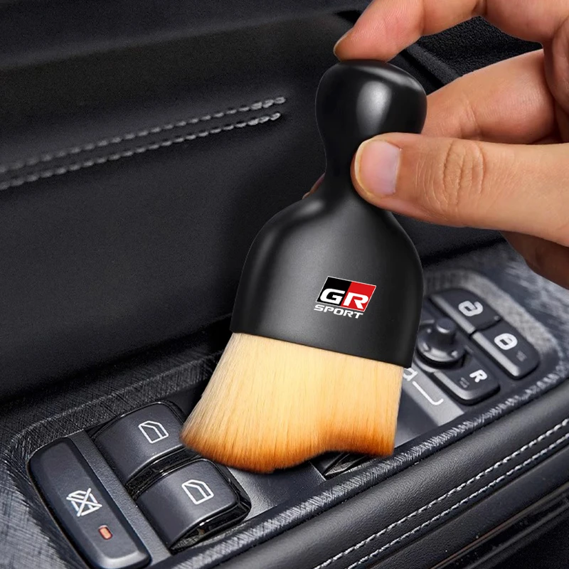 تنظيف السيارة فرشاة ناعمة منشفة من الألياف الدقيقة أداة إزالة الغبار لتويوتا GR 86 CHR برادو ألارد يارس بريوس كامري كراون RAV4 سوبرا #6