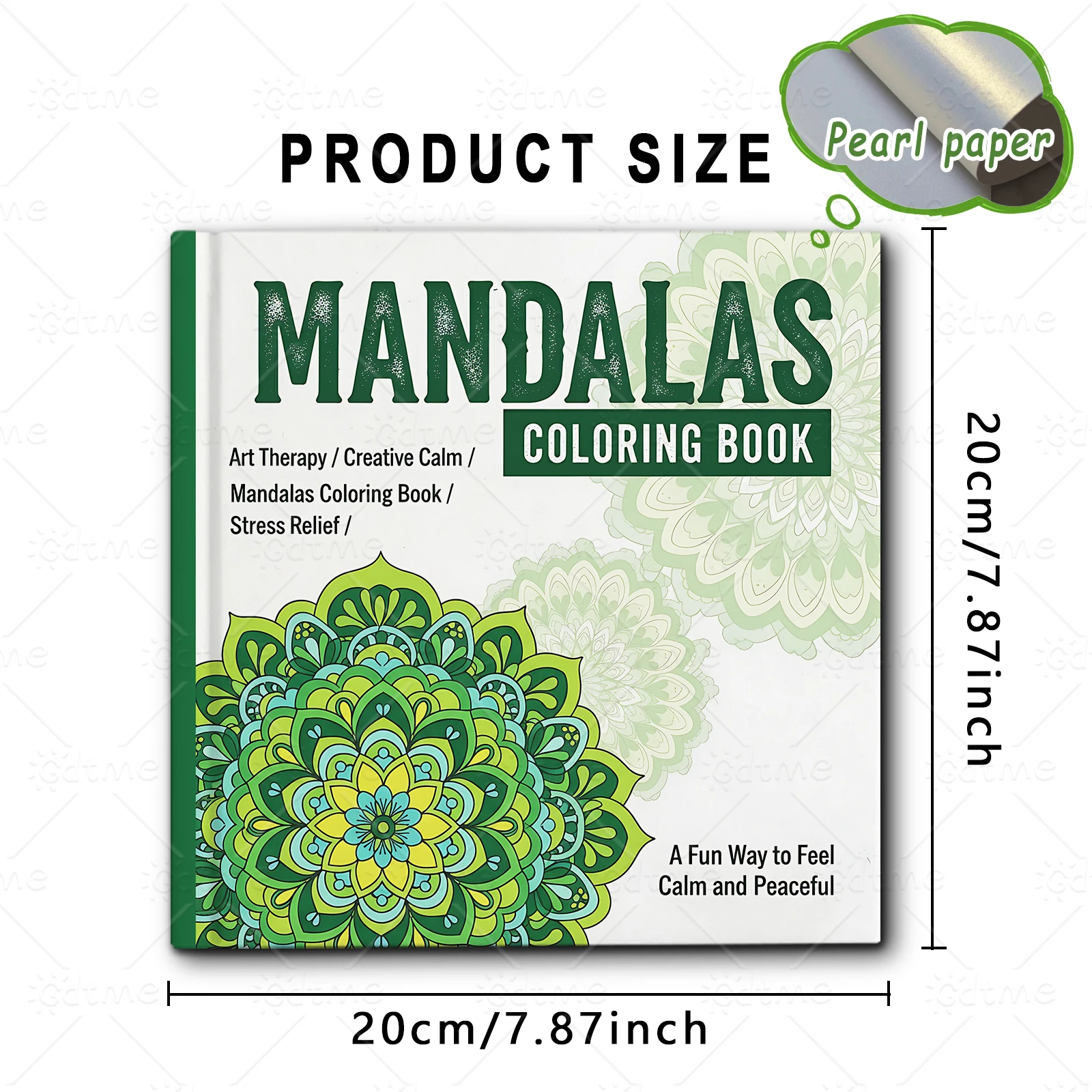 MANDALA Patterns for Adults Interesting Drawing Book Perfect Gift for Party and Birthday (Stress Free Coloring Book) image 4
