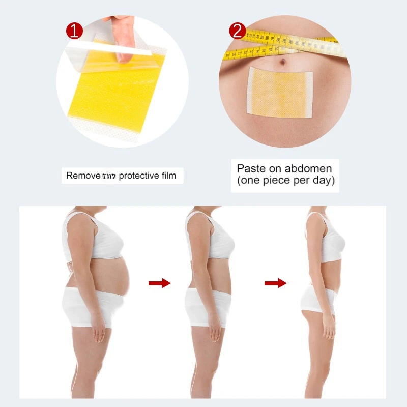 무게추 지방 연소 슬리밍 제품, 슬림 패치, 바디 쉐이핑 배꼽 스티커, 퍼밍, 큰 배, 허벅지, 허리 스캘핑 패치