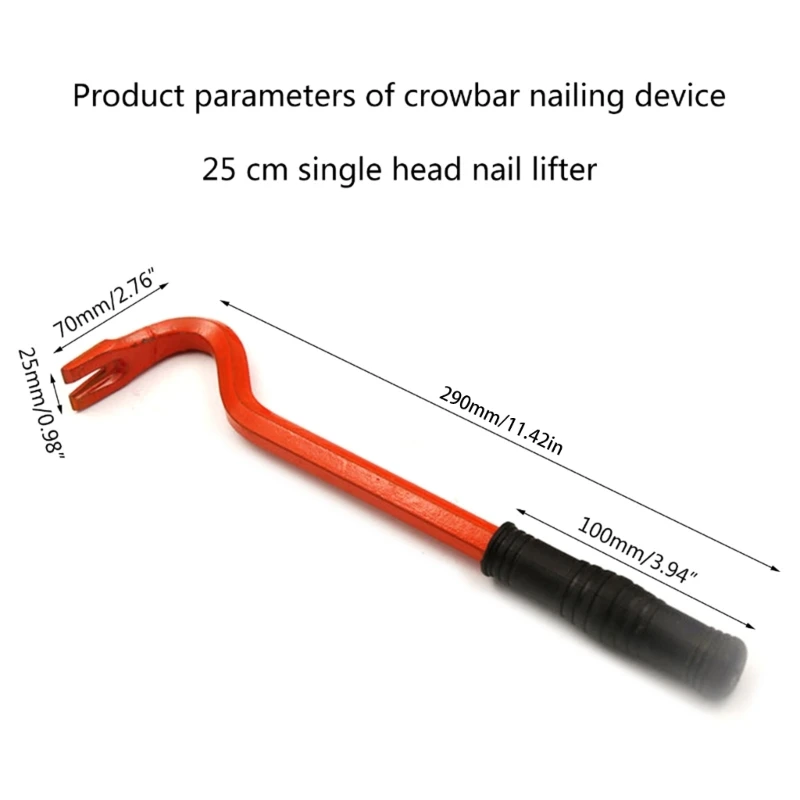 Ergonomic Tire Lever Pry Bar Nail Lifter for Smooth Tire Removal Ensure Safety and Convenience in Automotive Repair Tool