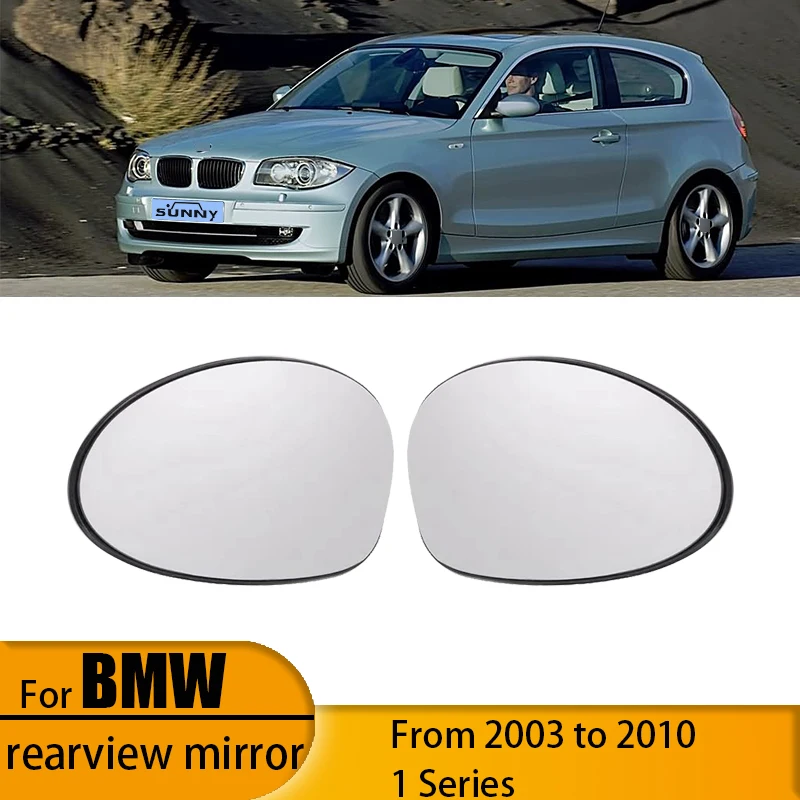 

For 03-10 BMW 1 Series Reversing Mirror Piece Heated Rearview Mirror Piece Reflector Replacement