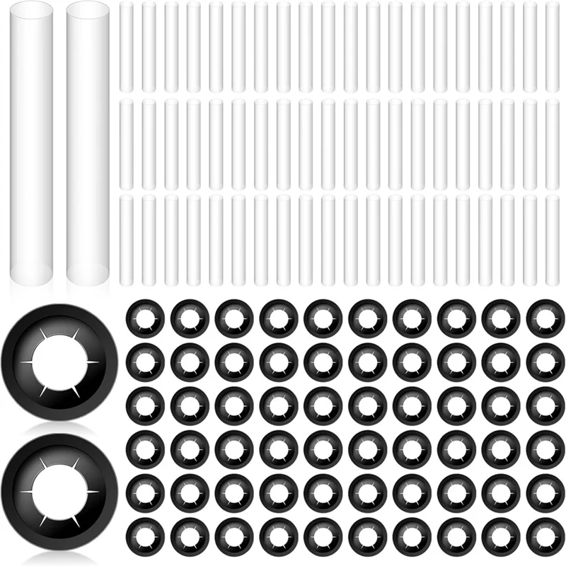 A67P-60 قطعة مفصل باب المرآب أكمام دوارة هادئة ، 11 مللي متر ID 80 مللي متر طول عمود دوار المكسرات تحمل جوانات للسيارات Rv المرآب #1