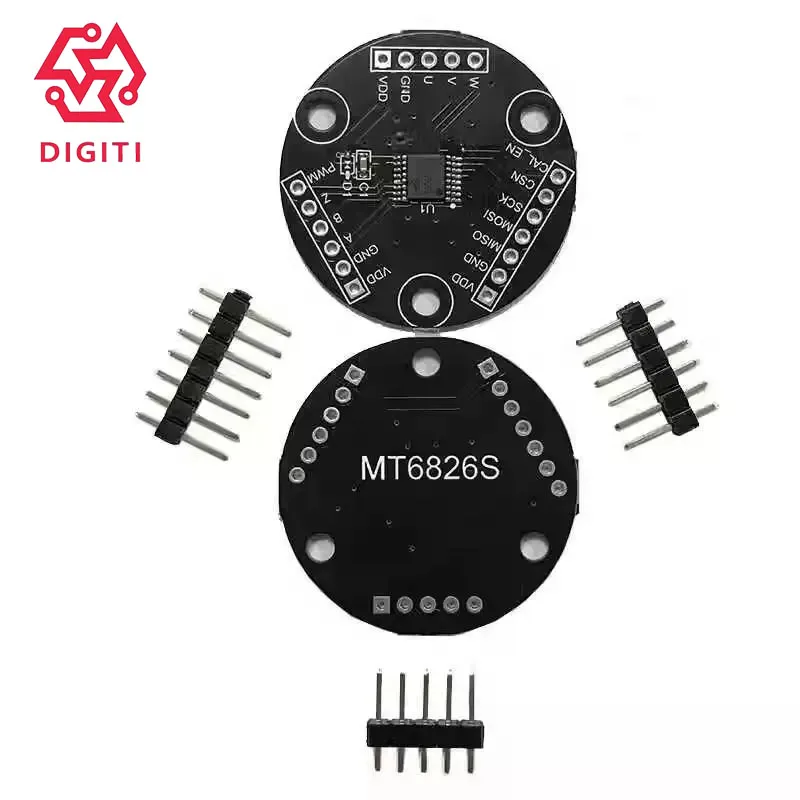 

MT6826S High-Precision Magnetic Encoder Module - ABZ/UVW Output with Absolute Position Sensing