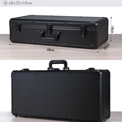 SQ043A Big size anti-fall black matte Aluminum protective case for photographic equipment