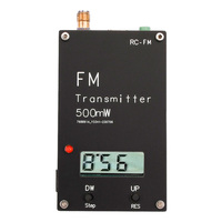 2000M 0.5W FM Transmitter Frequency LED Display Stereo Digital 88M-108MHz FOR DSP Radio Broadcast Campus Radio Station Receiver