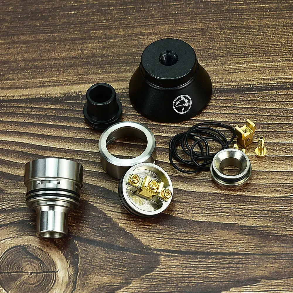 M-Atty RDA 22 mm de WolfCoolVape |   Pin BF del atomizador de goteo reconstruible 316SS MTL