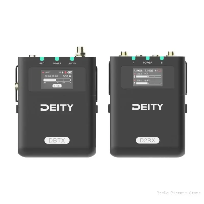 DEITY THEOS Dual Channel Digital U-Band Wireless Microphone System  for Photography Live Interview