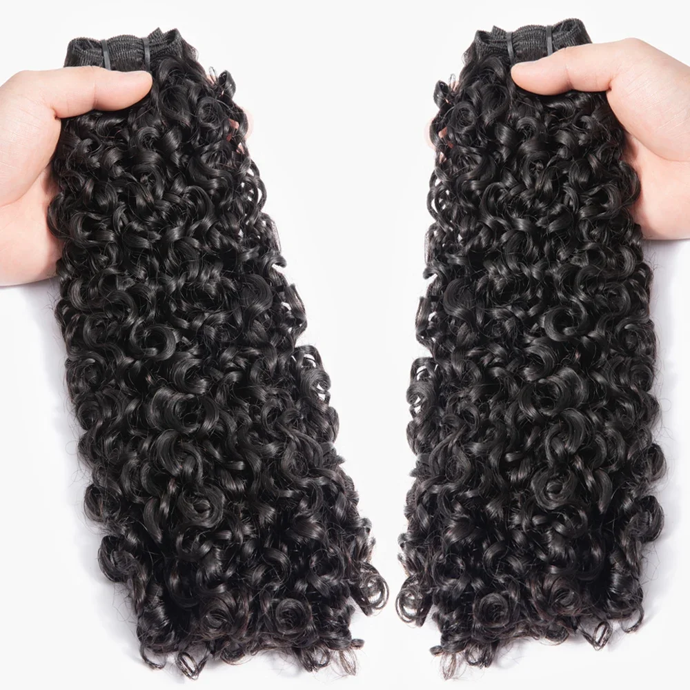 Pequenas Espirais Encaracolados Pacotes, Não Transformados Kinky Encaracolado Cabelo Humano, Pixie Curls, Tecer Brasileiro, Apenas Virgem Extensão Do Cabelo, 3B, 3C, 10A