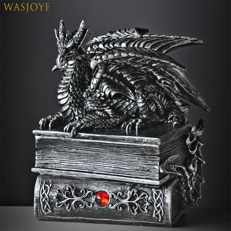 Guardian Of The Dragon: Retro European Fantasy Princess Jewelry Box, Jewelry Storage Box, Jewelry Ring Box