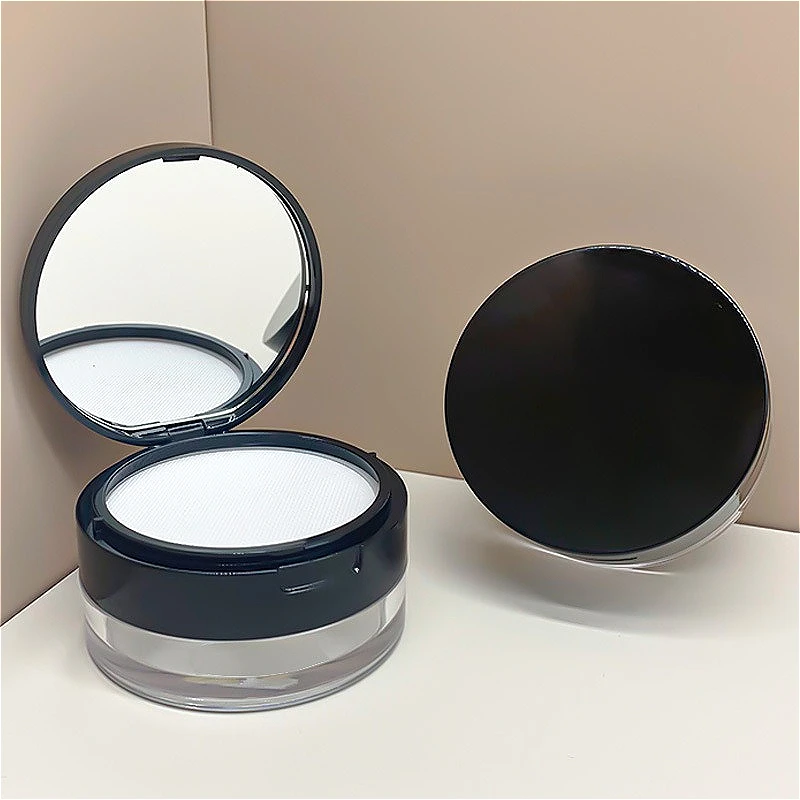 بودرة سائبة قابلة للطي 20 جرام مدمجة مع شبكة مرنة، حاوية مكياج قابلة لإعادة الملء لوضع البودرة وبودرة الوجه #6