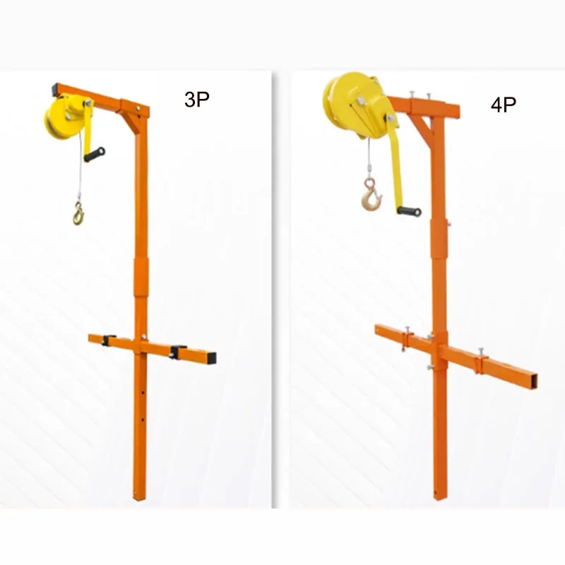 3p maintenance and disassembly tool external unit bracket hand cranked winch air conditioning installation crane