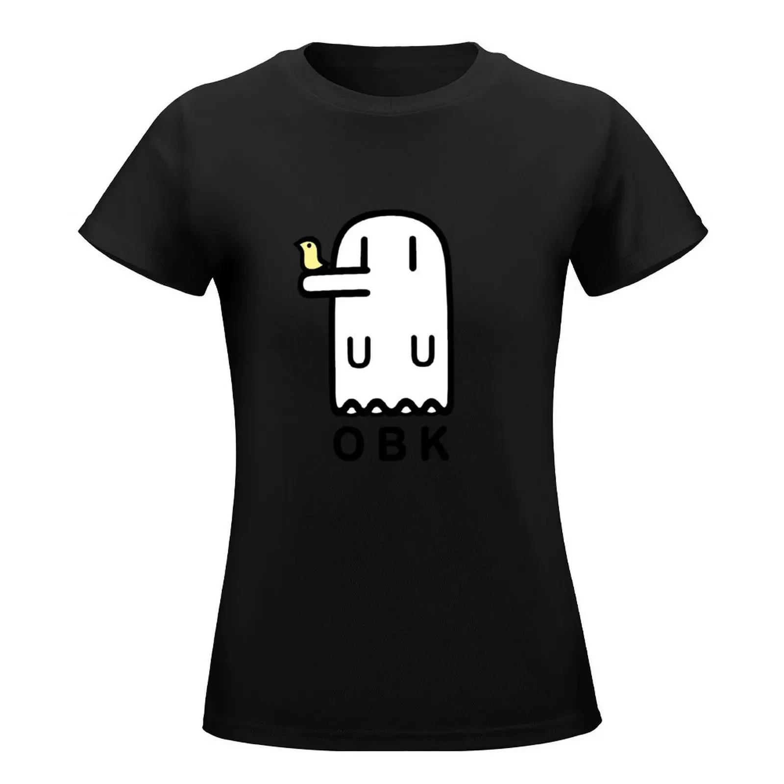 Nichijou OBK Obake T-Shirt Aesthetic clothing lady clothes plus size t shirts for Women loose fit