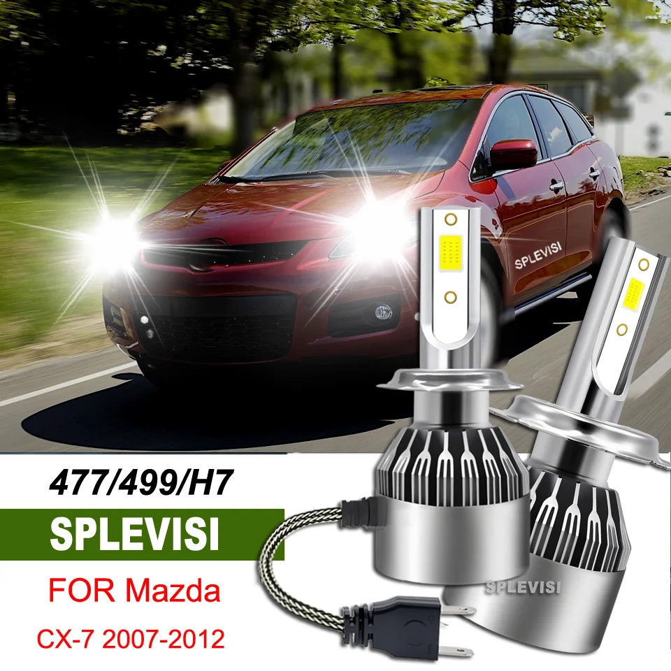 

Xenon White Low Bulb Lamps H7 Car Headlight High-Intensity Bright Replacement Bulbs For Mazda CX-7 2007 2008 2009 2010 2011 2012