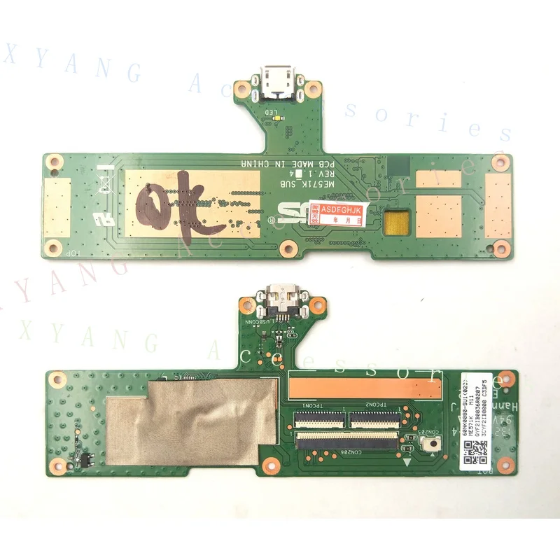 PP+  FOR ASUS NEXUS 7 ME571K CHARGING USB PORT BOARD ME571K_SUB REV.1.4