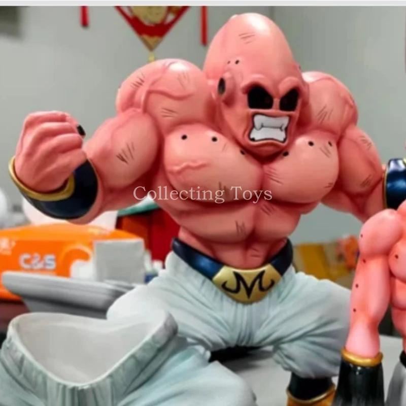 

In Stock Dragon Ball Majin Buu Muscle Form Gk Figure Anime Statue Collectible Pvc Model Desk Case Pvc Decoration Display Toys