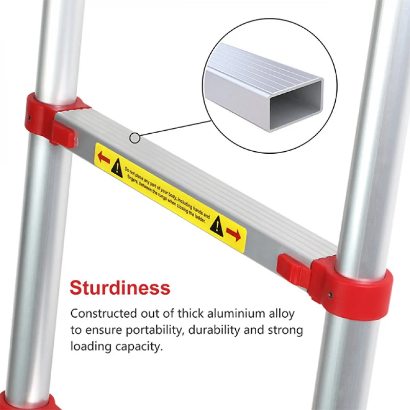 custom.Industrial Extension Telescopic Folding Ladder Modern Ladder Combination Ladder Aluminum Warehouse