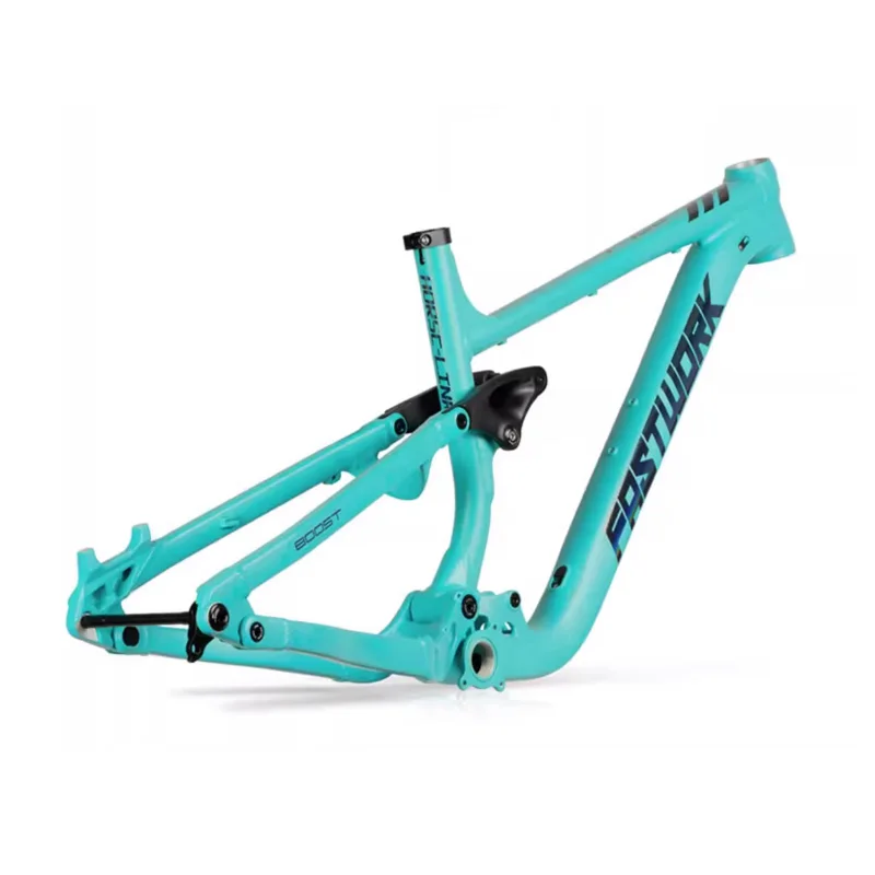 AliExpress Bicycle Full Suspension Frame ENDURO Boost 148*12MM 29/27.5ER Aluminium Alloy 4 Links MTB Soft Tail DH AM Down Hill DPD