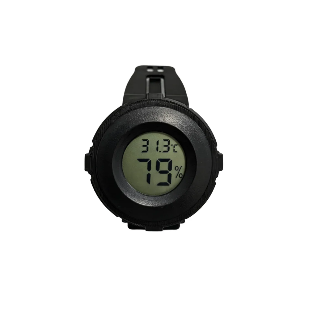 Portable Thermohygrometer with Clip Mount for Outdoor Use Including For Hiking Backpacking Camping and Wilderness Exploration