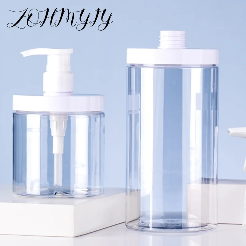 100-800ml Soap Dispenser Bottle Shampoo Shower Gel Bottle Refilable Wide Mouth Lotion Hand Sanitizer Bottle Bathroom Container