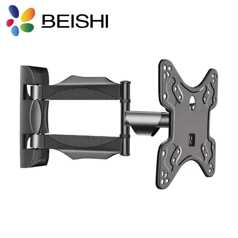 BEISHI Sliding TV Stand Wall Mounted for Most 26-42 Inches TV Bracket Articulating Swivel Tilt Max VESA 200x200mm