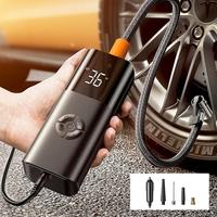 Tire Inflator Portable Air Compressor For Car Bike Motor Ball 12V Small Air Pump 150 PSI 38L/Min With LCD Display