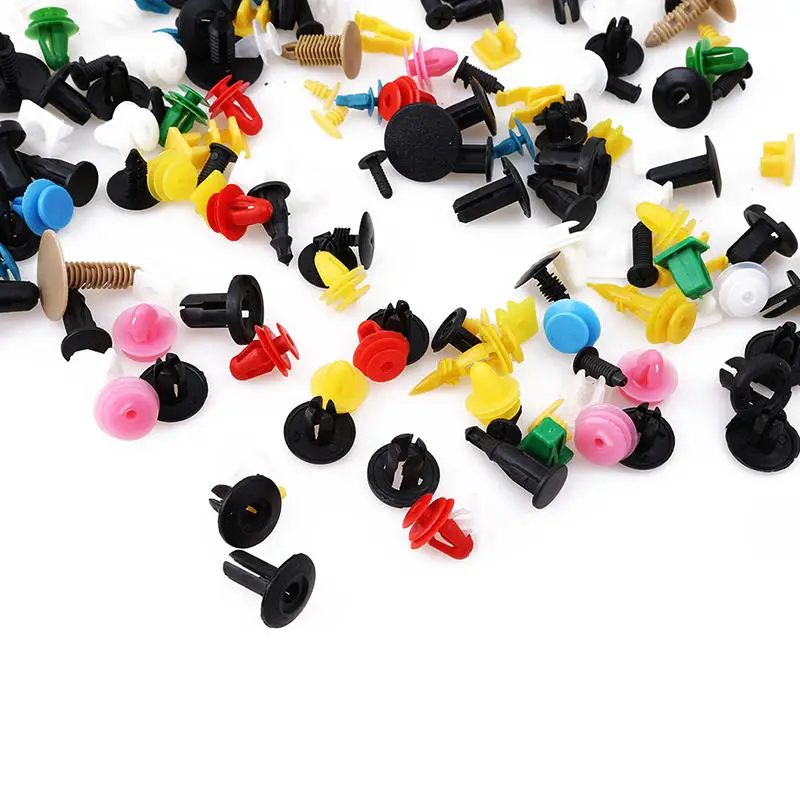 

200/500pcs/ Pack Universal Mixed Auto Fastener Car Bumper Clips Retainer Car Fastener Rivet Door Panel Liner for All Car Decor