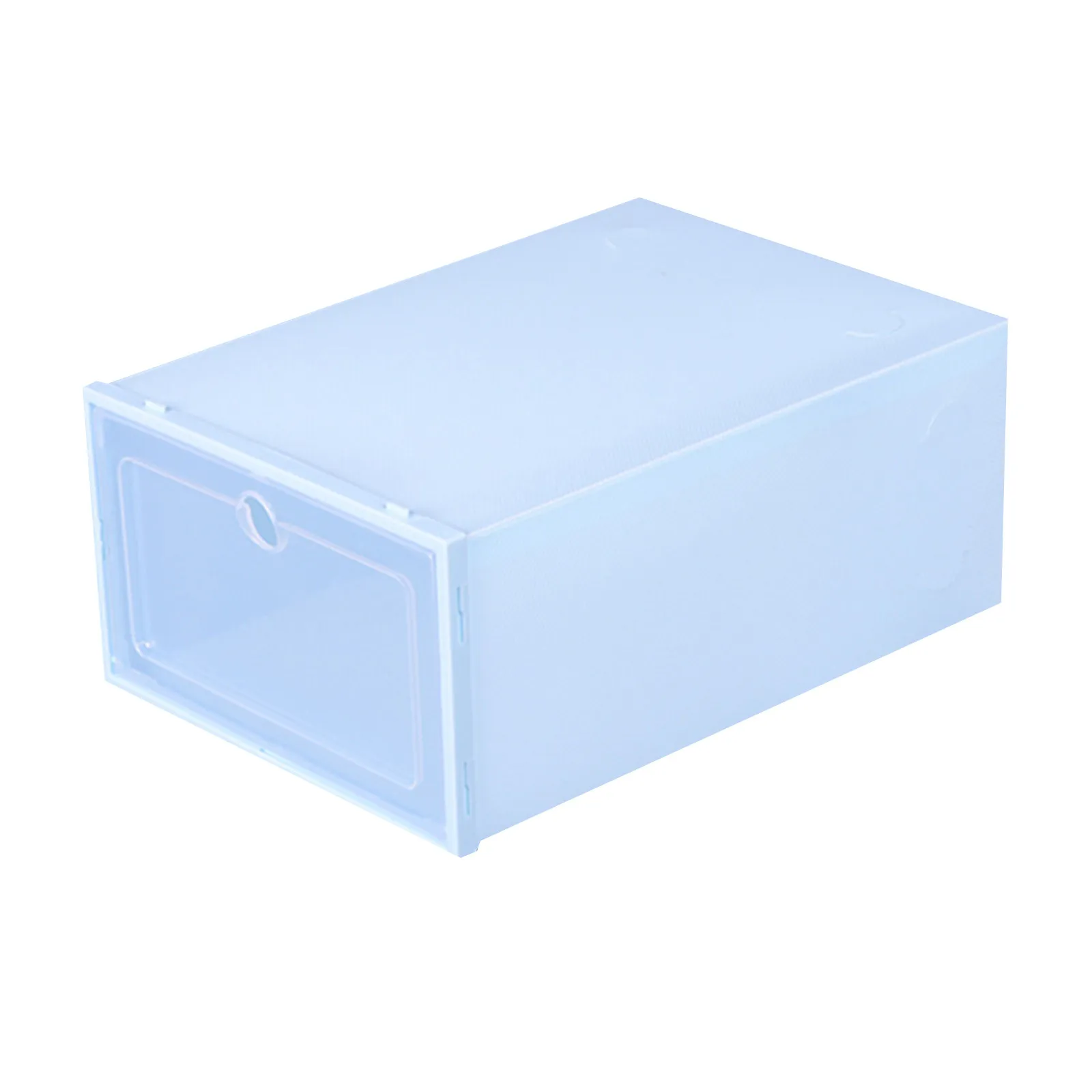 Shoes Plastic Stackable Shoe Box Organizer Storage Clear Foldable Home Textile Storage Stuff Organizer S/L