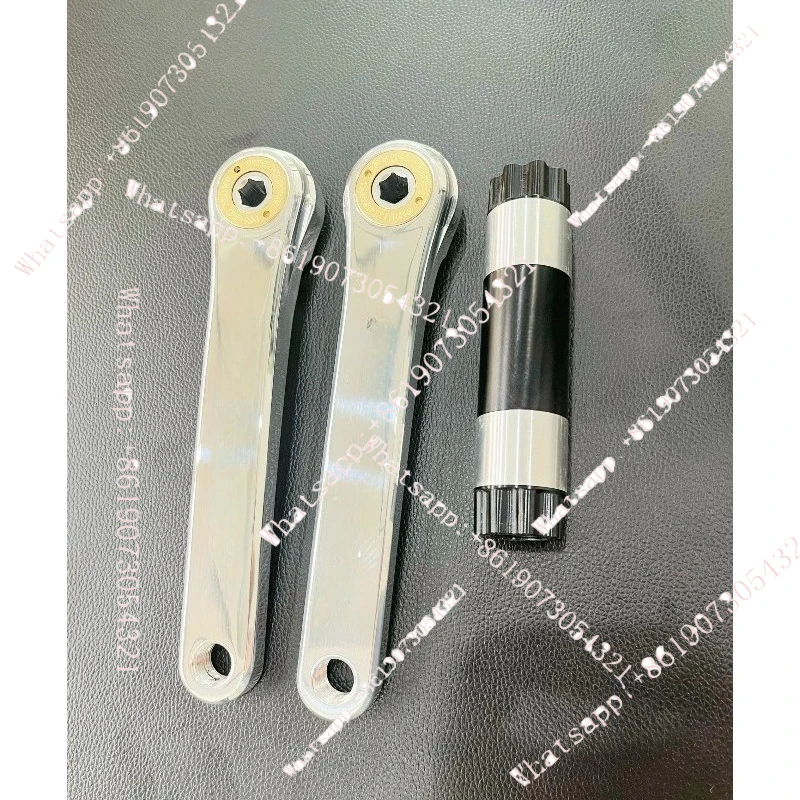 White industrial R30 crank, integrated tooth plate 30 axis, suitable for modification (including R30 central axis)